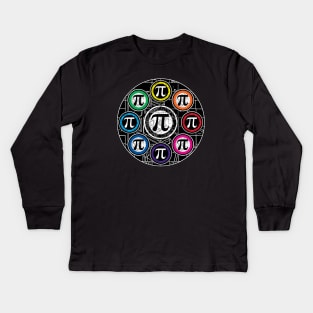 Ultimate Pi Symbol Pi Day Kids Long Sleeve T-Shirt